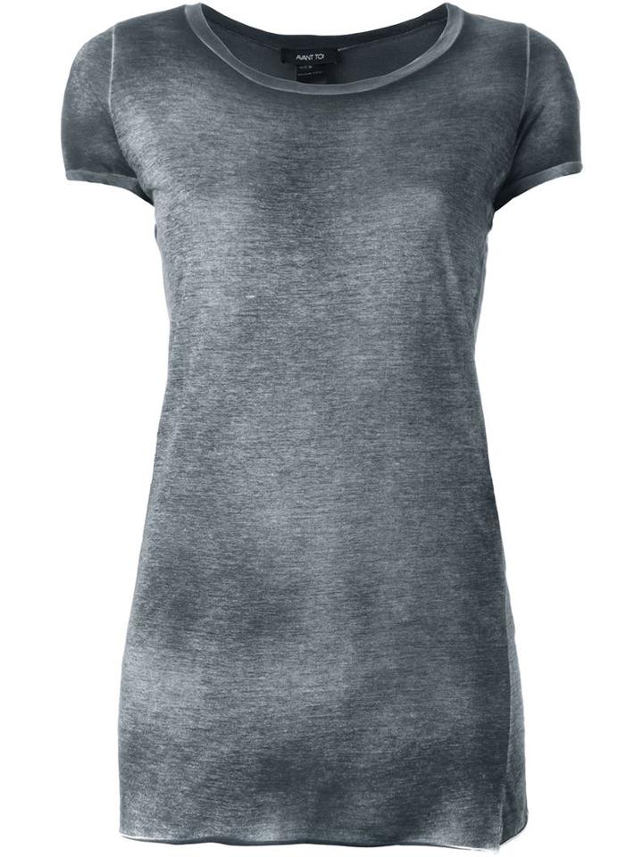 Avant Toi Tie Dye Print T-shirt, Women's, Size: M, Grey, Cotton