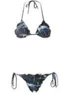 Lygia & Nanny Triangle Bikini Set, Women's, Size: 42, Black, Polyamide/spandex/elastane