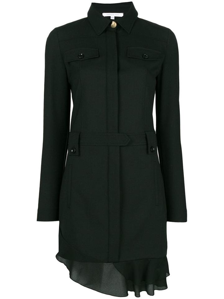 Patrizia Pepe Asymmetric Shirt Dress - Black