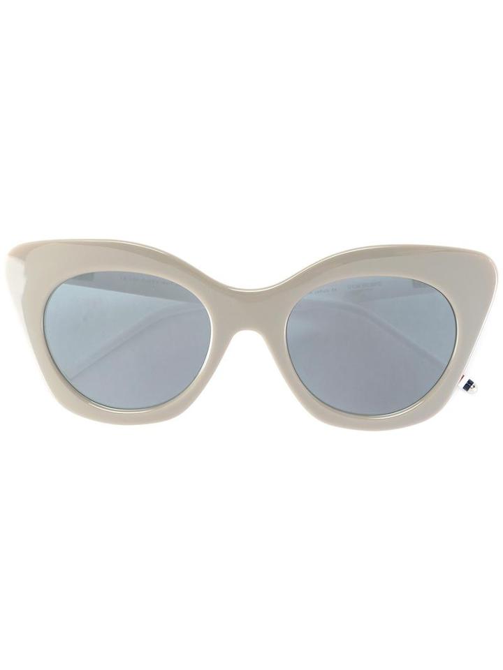 Thom Browne Oversized Sunglasses, Women's, Size: 51, Grey, Acetate