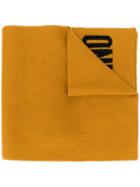 Moschino Intarsia-knit Scarf - Yellow