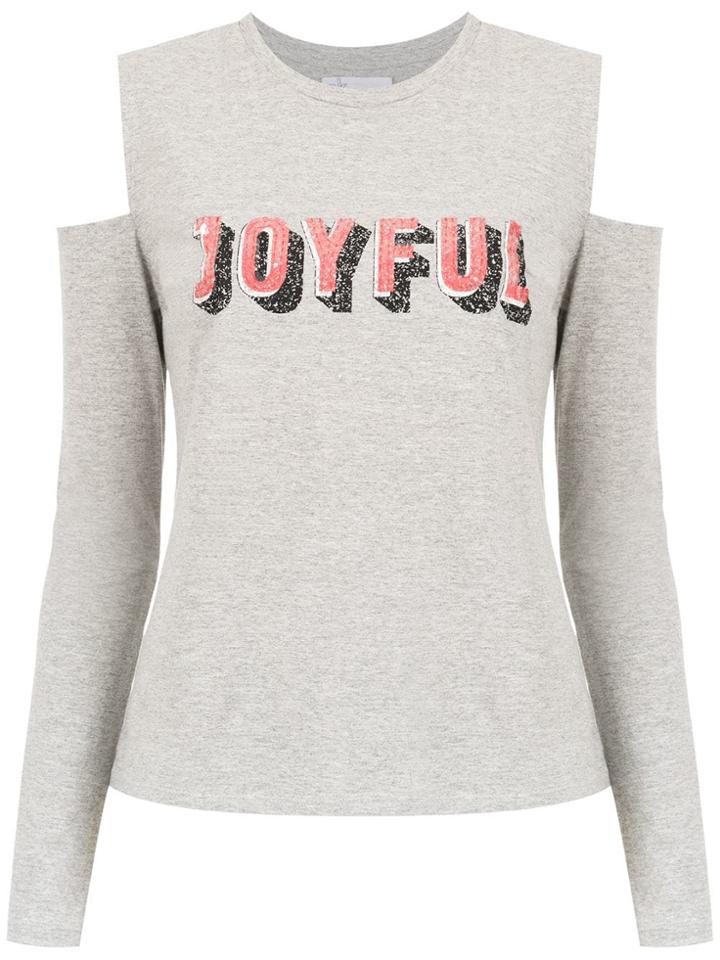 Nk Cut Out Detail Blouse - Grey