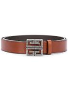Givenchy 4g Buckle Belt - Brown