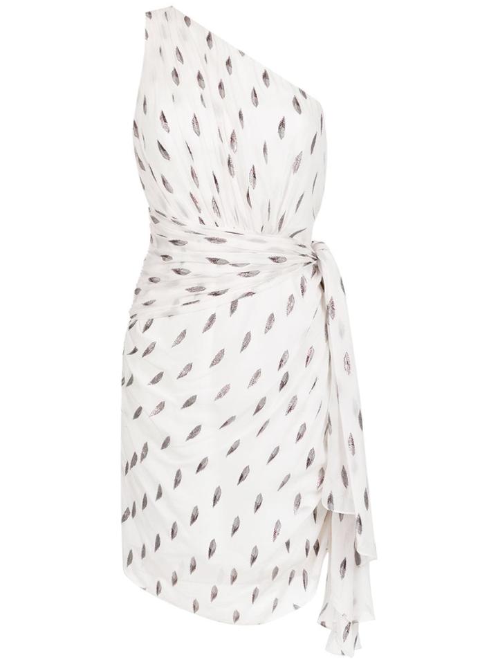 Tufi Duek One Shoulder Printed Dress - White