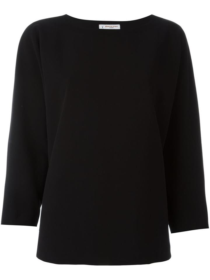 Alberto Biani Flared Longsleeved Blouse