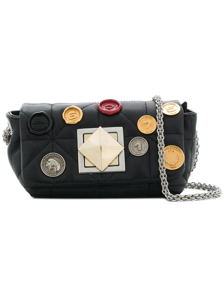 Sonia Rykiel Le Copain Small Embellished Bag - Black