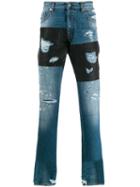 Just Cavalli Contrast Panels Jeans - Blue