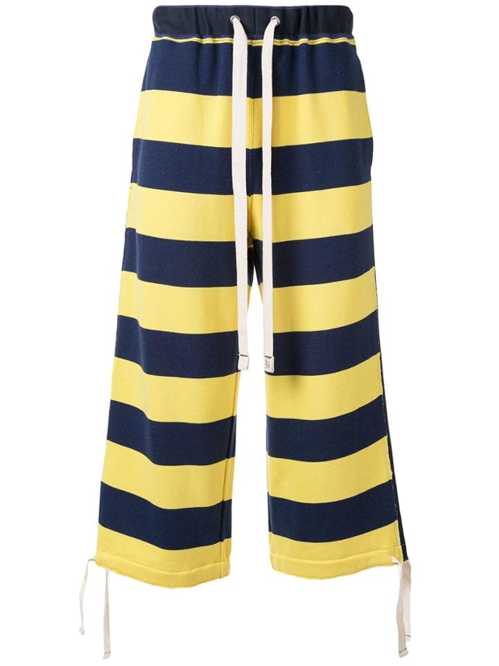 Facetasm Striped Track Pants - Blue