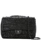 Chanel Vintage Chanel Double Chain Shoulder Bag Spangle - Black