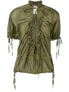 Dsquared2 Eileen Ruffle Blouse - Green