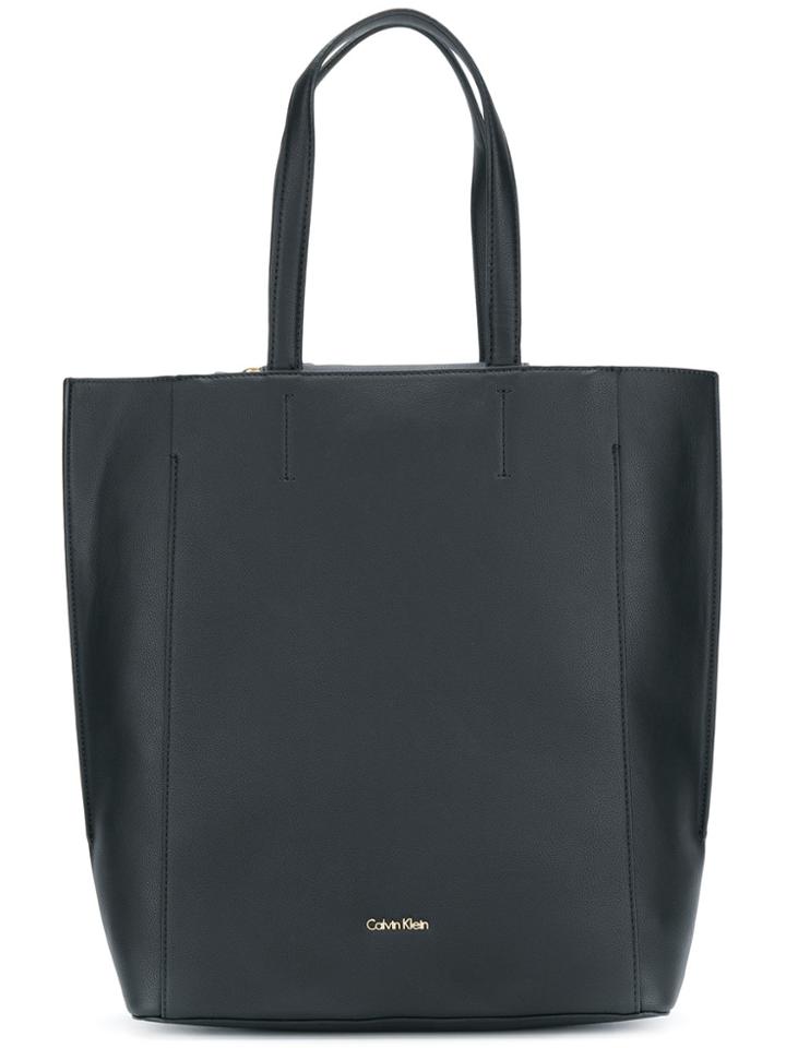 Calvin Klein Large Shopper Tote Bag - Black