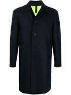 Harris Wharf London Straight Single-buttoned Coat - Blue