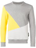 Woolrich Geometric Colour Block Sweatshirt - Grey