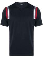 Z Zegna Contrast Stripe Detail T-shirt - Black