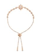 Sara Weinstock Isadora Starburst Rose Gold White Diamond Bolo Bracelet