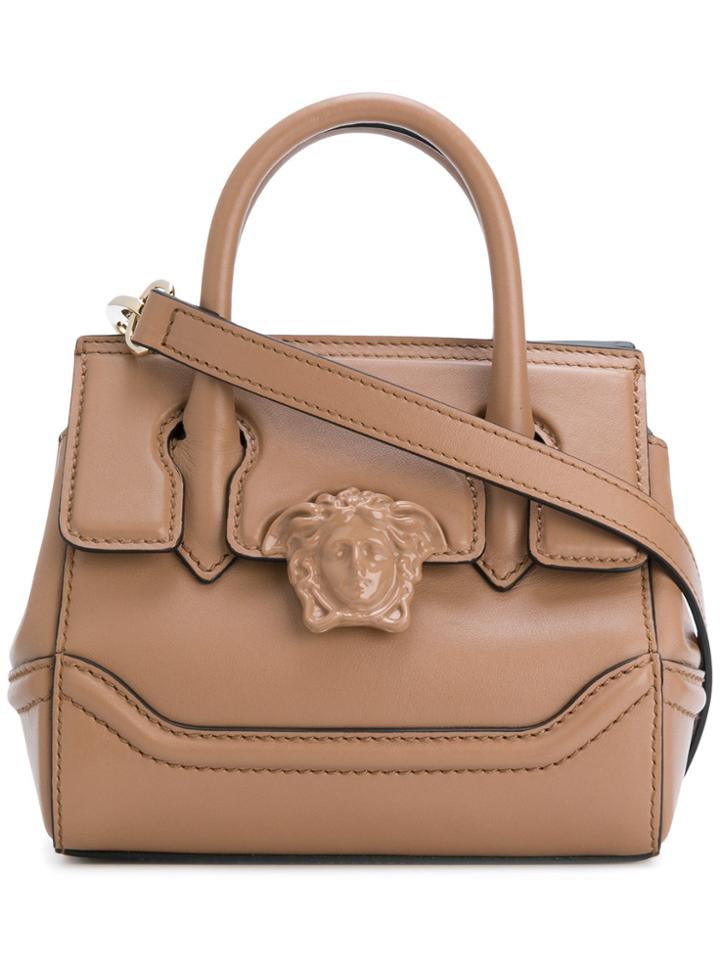 Versace Medusa Empire Tote - Nude & Neutrals