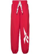 Reebok By Pyer Moss Loose Fit Logo Track Pants - Red
