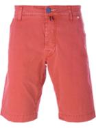 Jacob Cohen Bermuda Shorts, Men's, Size: 35, Red, Cotton/spandex/elastane