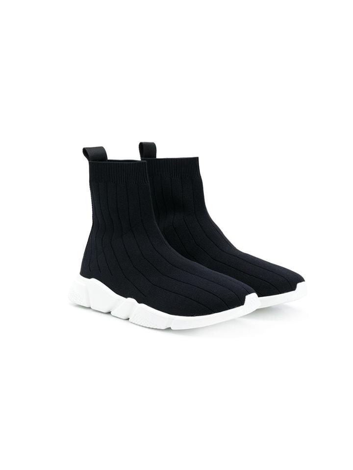 Msgm Kids Teen Slip-on Sneakers - Black