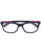 Prada Eyewear Rectangular Frame Glasses - Black