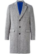 Études Herringbone Car Coat