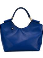 Dolce & Gabbana Miss Sicily Hobo Tote, Women's, Blue, Leather