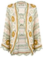 Mes Demoiselles - Crochet Kimono Jacket - Women - Cotton - One Size, Nude/neutrals, Cotton
