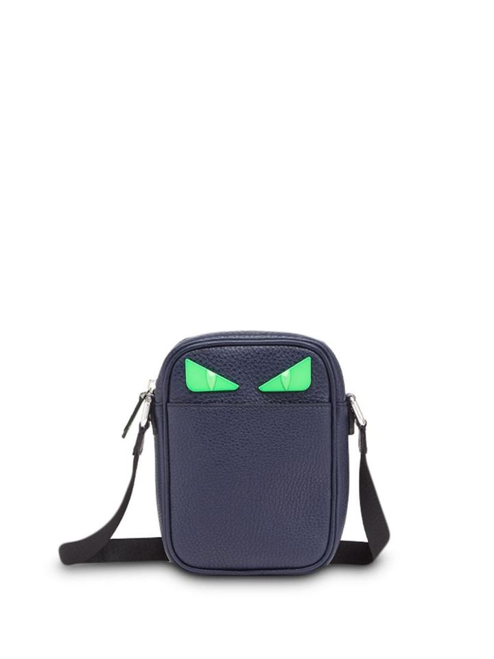 Fendi Small Bag Bugs Crossbody Bag - Blue
