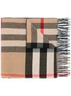 Burberry Check Lined Stole - Black