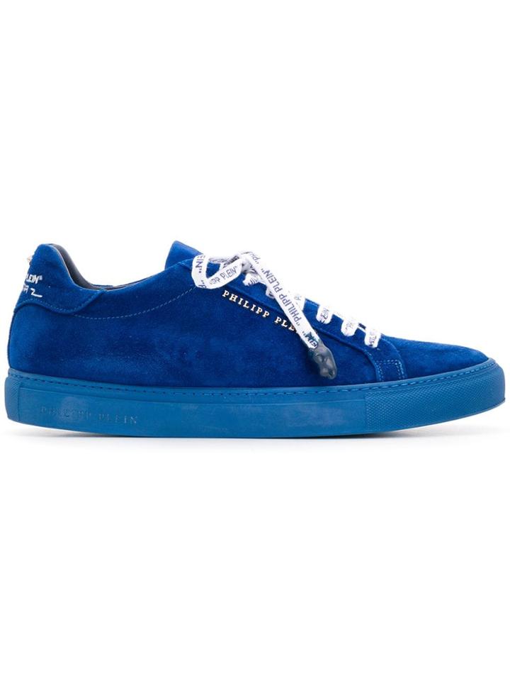 Philipp Plein Statement Low-top Sneakers - Blue