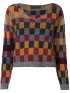 The Elder Statesman Checked Jumper - Multicolour
