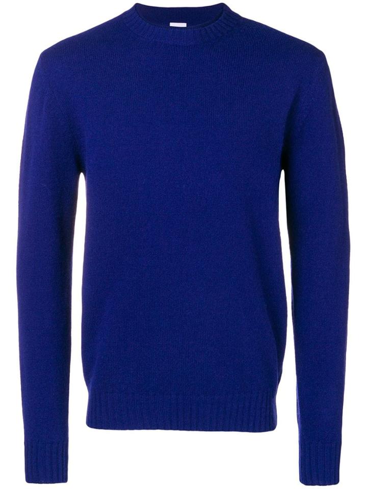 Aspesi Round Neck Jumper - Blue