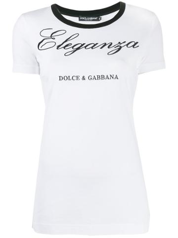 Dolce & Gabbana Eleganza T-shirt - White