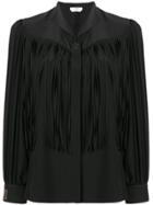 Fendi Fringed Shirt - Black