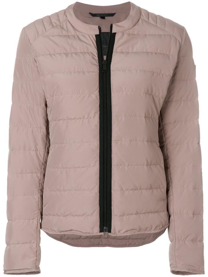 Belstaff Hamford Quilted Down Jacket - Pink & Purple