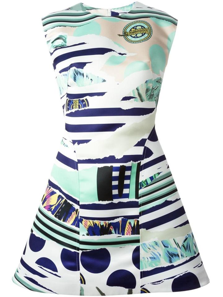 Kenzo 'torn Paper' Dress - White