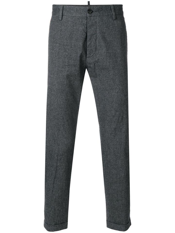 Dsquared2 Tapered Tailored Trousers - Grey