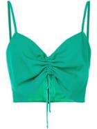 Pinko Ruched Tank Top - Green