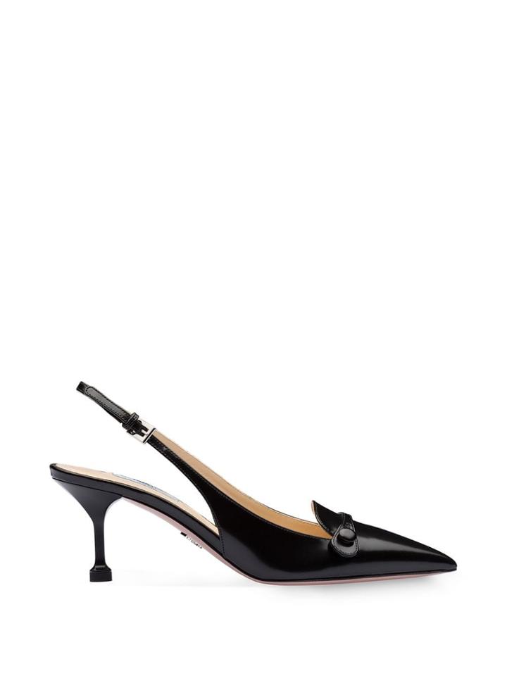 Prada Slingback 65mm Pumps - Black