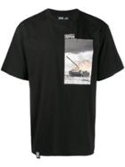 Vision Of Super Tank Print T-shirt - Black