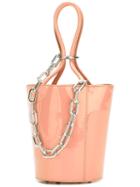Alexander Wang Mini Roxy Bucket Tote, Women's, Nude/neutrals, Patent Leather