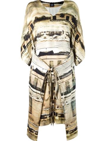 Fernanda Yamamoto Wrap Printed Dress