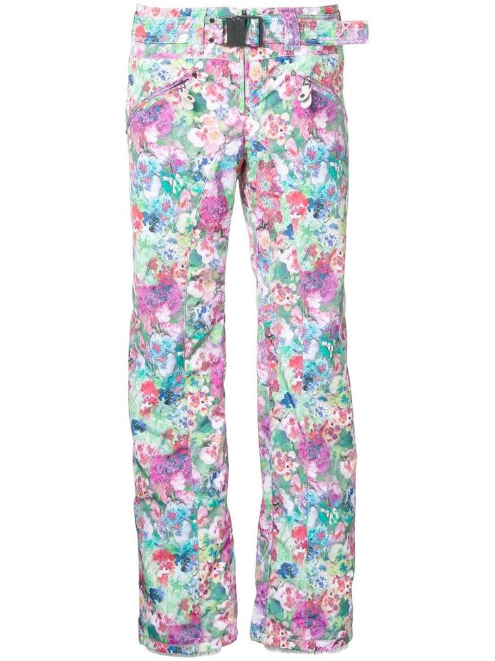 Kru Floral Print Ski Trousers, Women's, Size: Large, Polyester