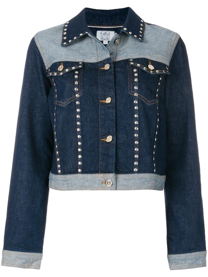 Tommy Hilfiger Tommy X Gigi Studded Denim Jacket - Blue