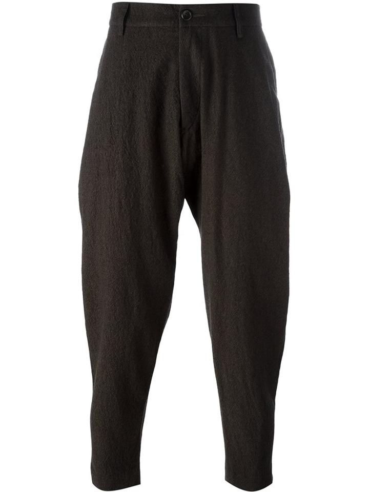 Ziggy Chen Drop-crotch Tapered Trousers