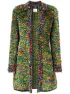 Chanel Pre-owned Frayed Long Sleeve Cardigan - Multicolour