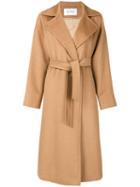Max Mara - Drawstring Coat - Women - Viscose/camel Hair - 42, Brown, Viscose/camel Hair