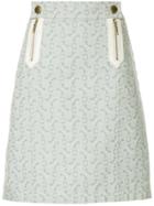 Céline Vintage Logos Skirt - Blue
