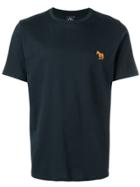Ps By Paul Smith Zebra Embroidered T-shirt - Blue