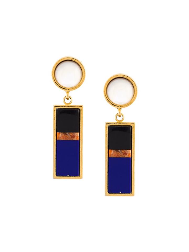 Lizzie Fortunato Jewels 'colorado' Column Earrings, Women's, Blue